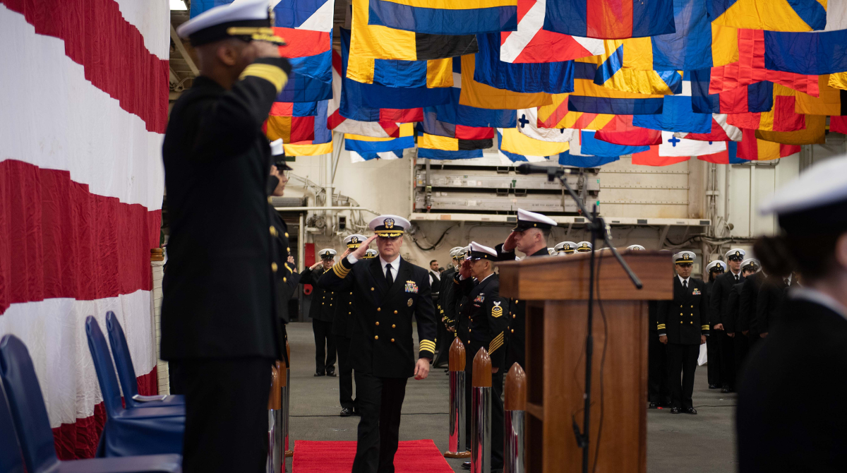 Dale Heinken during his career in the US Navy